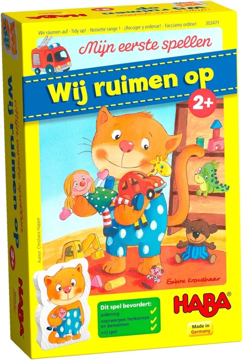 Kinderspel Wij Ruimen Op (nl) de HABA – boîte