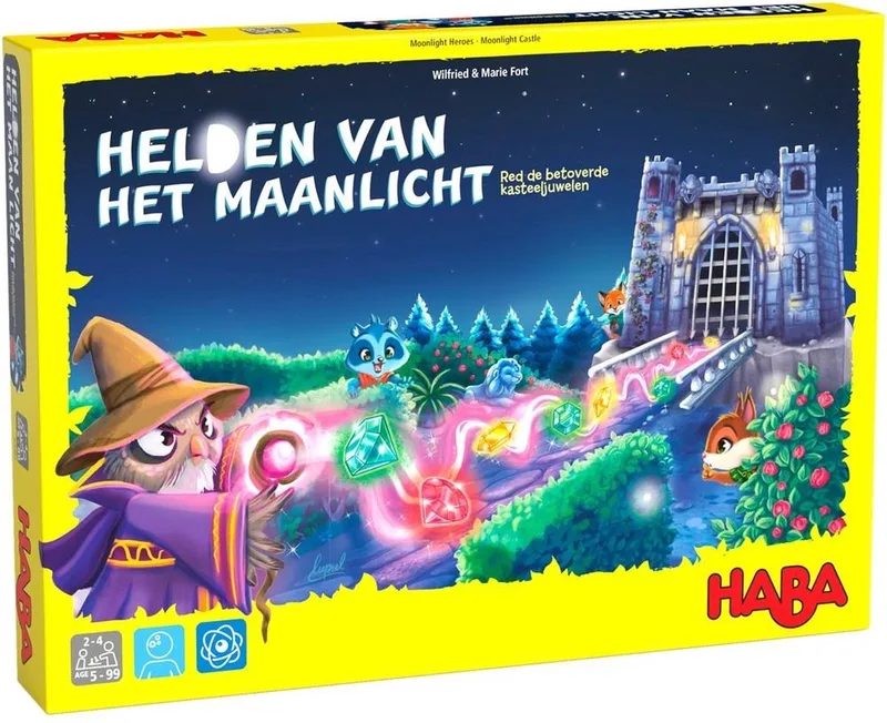 Kinderspellen Helden Van Het Maanlicht 37 Cm 107-delig från HABA – kartong