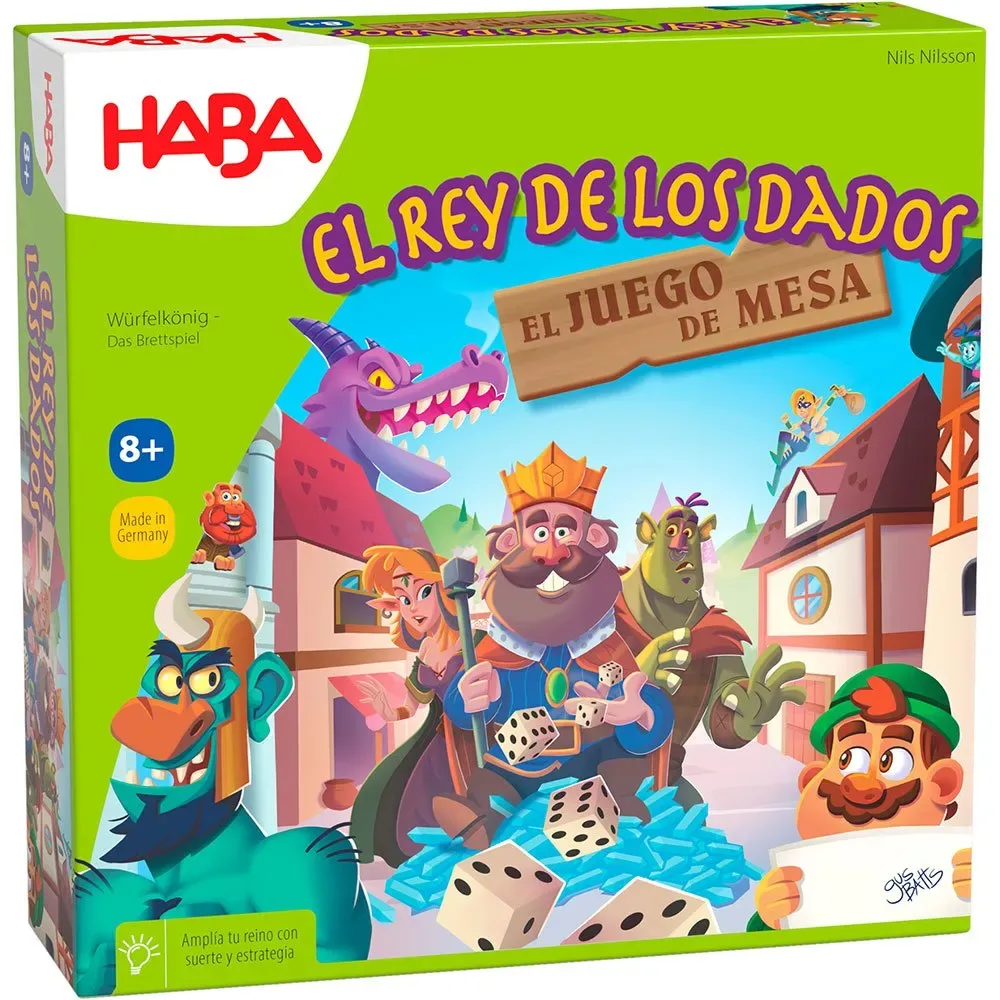 Terningernes Konge-brætspil fra HABA – æske