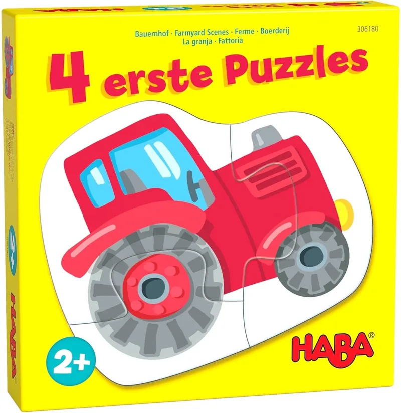 Legpuzzel 4 Eerste Puzzels Boerderij Junior Karton van HABA, editie Meerkleurig – doos