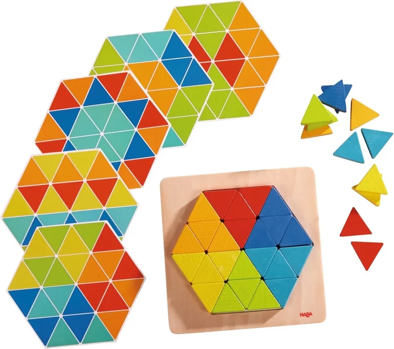 Legspel Toverdriehoeken from HABA, Multicolor edition – box