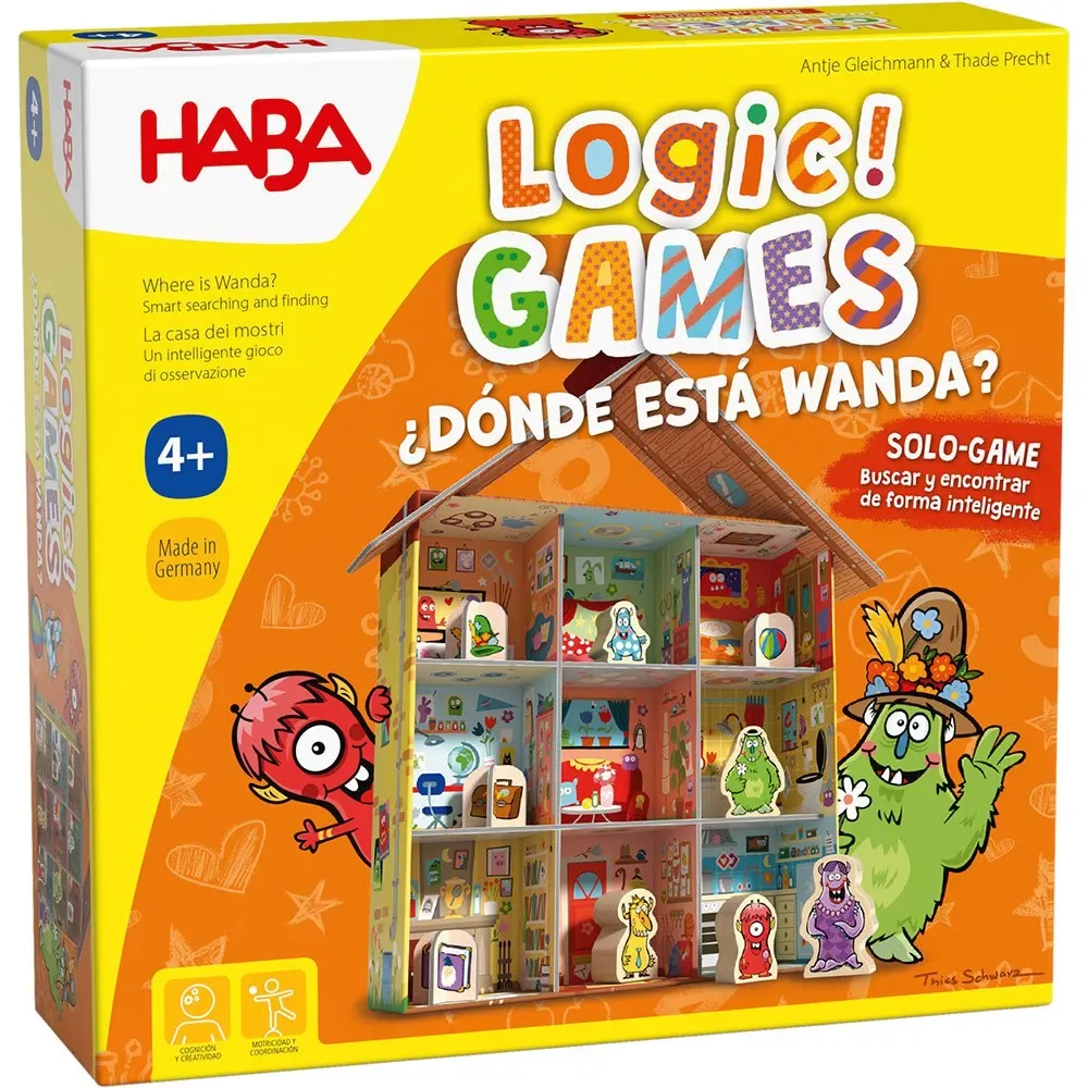Logic! Games ¿dónde Está Wanda? Brætspil fra HABA – æske