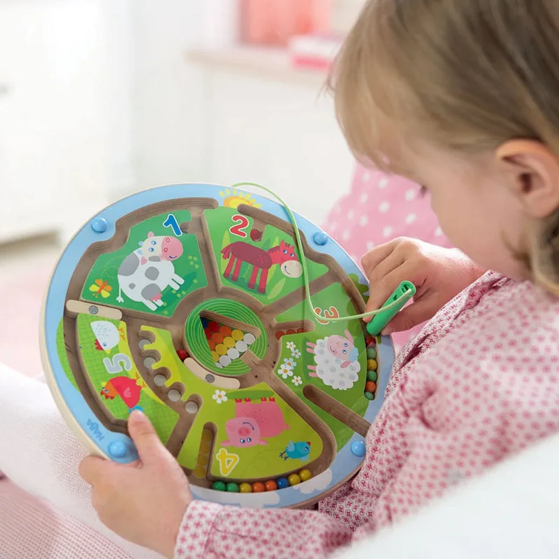 Magneetspel Getallenlabyrint van HABA, editie Meerkleurig – doos