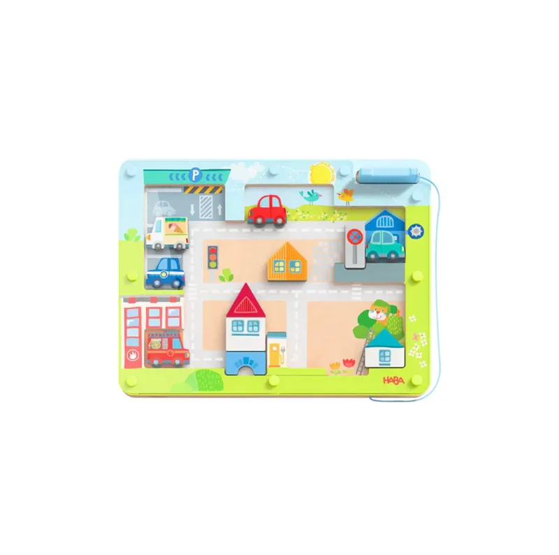 magneetspel stad interactief speelgoed creatief leren. from HABA, Meerkleurig edition – box