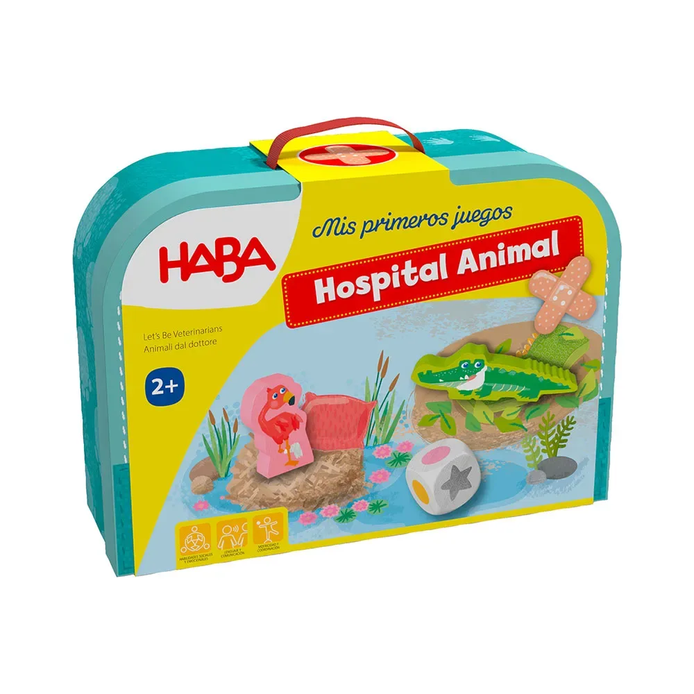Mitt Allra Första Spel: Låt Oss Vara Veterinärer-brädspel från HABA – kartong