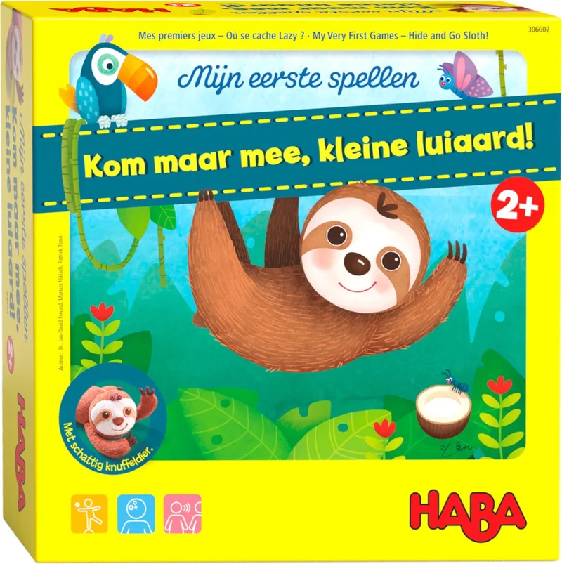 Mijn eerste spellen - Kom maar mee luiaard! from HABA – box