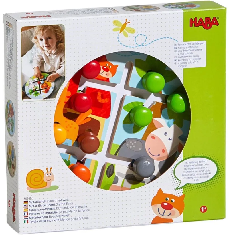 Motoriekbord Boerderijwereld from HABA – box