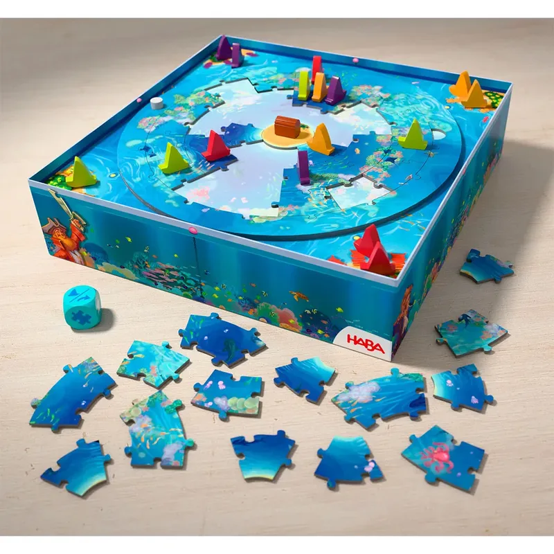 Jeu De Société Game Meets Puzzle Ocean Twist de HABA – boîte 3 sur 4