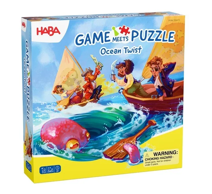 Jeu De Société Game Meets Puzzle Ocean Twist de HABA – boîte 1 sur 4