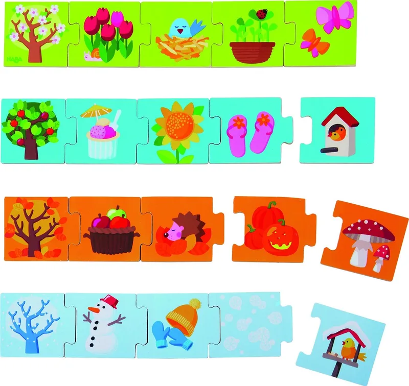 Ordeningsspel Seizoenen 20 Stukjes from HABA, Multicolour edition – box