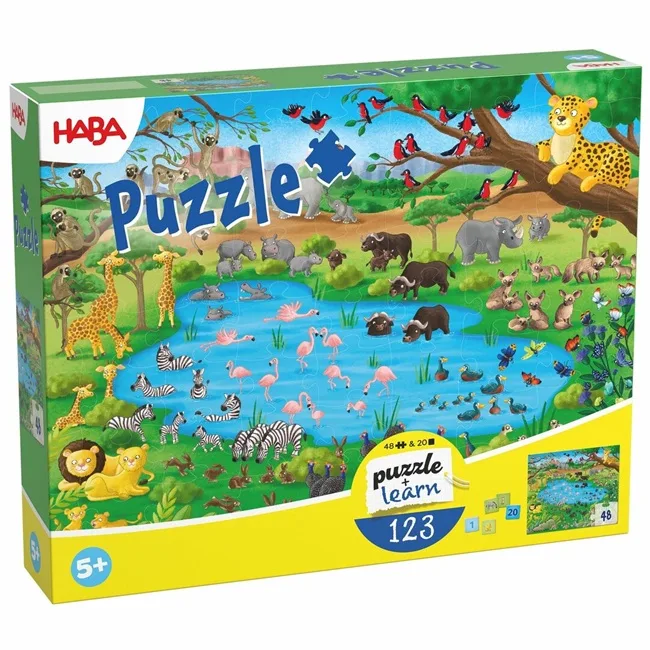 Puzzel Cijfers 1-20 (48) van HABA – doos