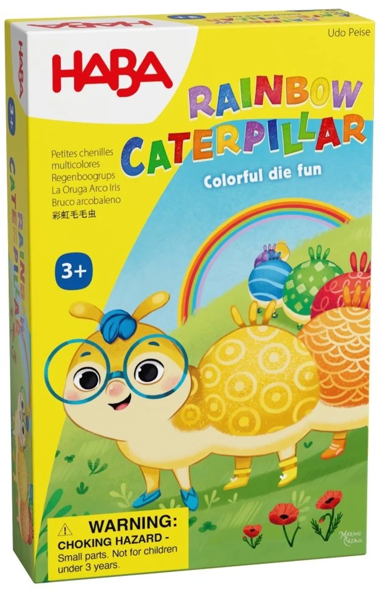 Regenboog Rups spel - kleurrijk kinderspel voor plezier. from HABA, Meerkleurig edition – box