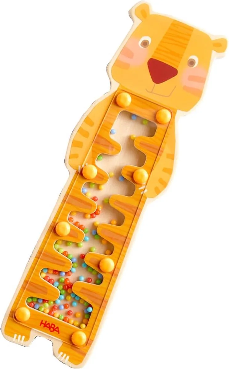 Regenmaker Tijger houten muziekspeelgoed voor kinderen - educatief. from HABA, Meerkleurig edition – box