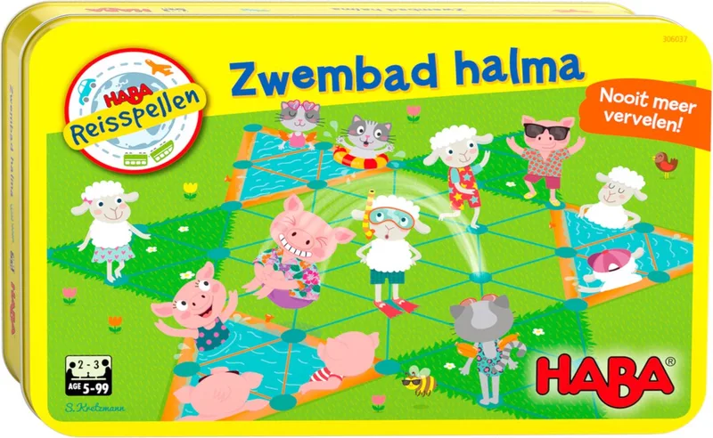 reisspel Zwembad halma from HABA – box