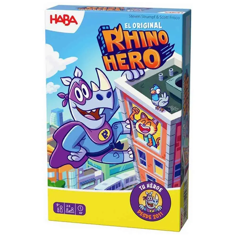 Rhino Hero El Original från HABA – kartong