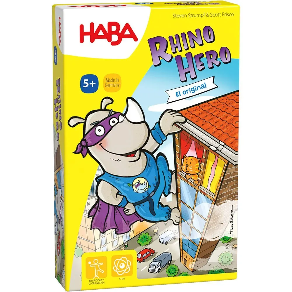 Rhino Hero Esp från HABA – kartong