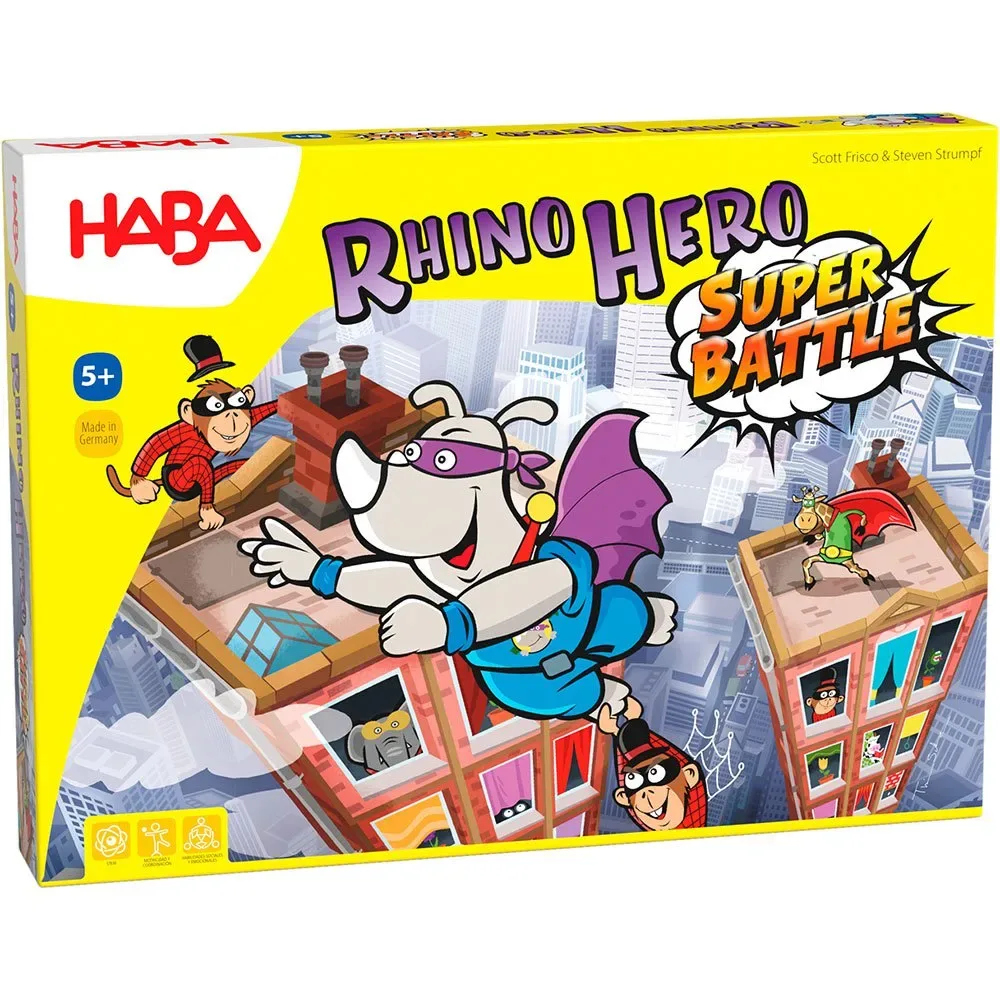 Rhino Hero Super Battle från HABA – kartong