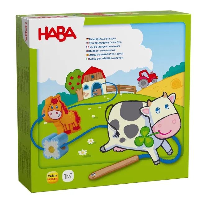 Rijgspel Op de boerderij - HABA Behendigheidsspel from HABA – box