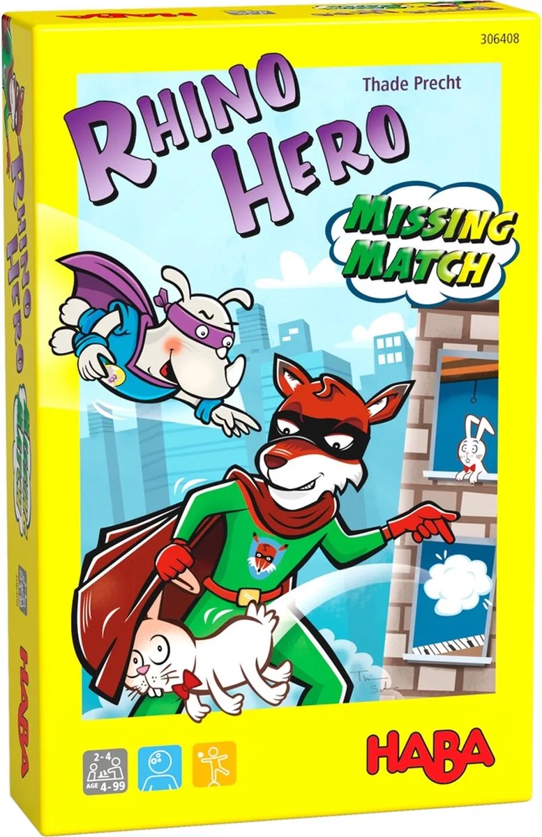 spel [4 jaar +] Rhino Hero - 306408 from HABA – box