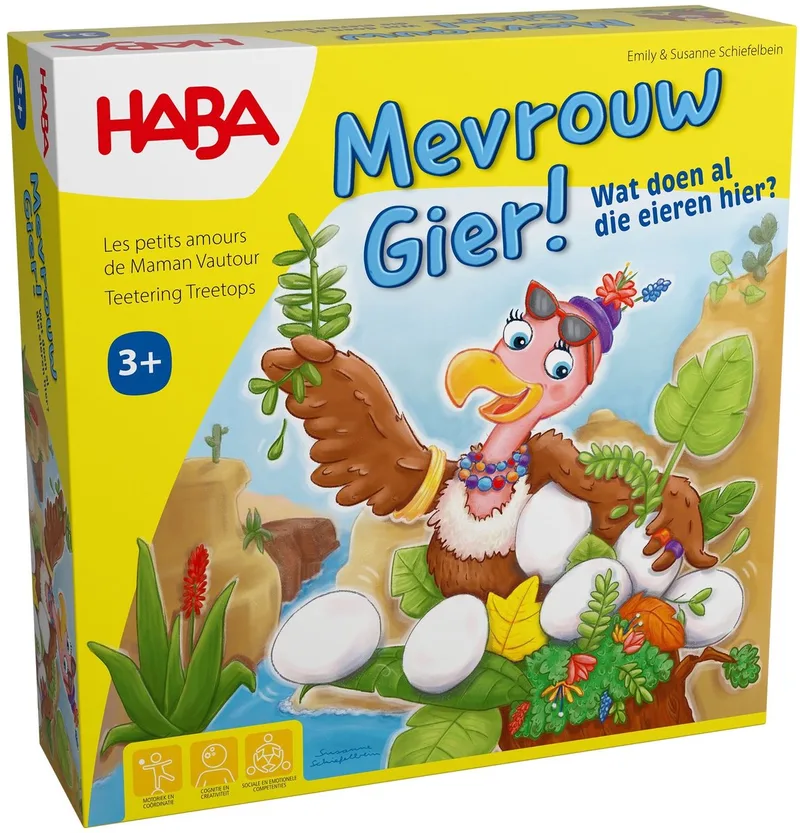 Spel - Bordspel - Mevrouw Gier! - 3+ de HABA – boîte
