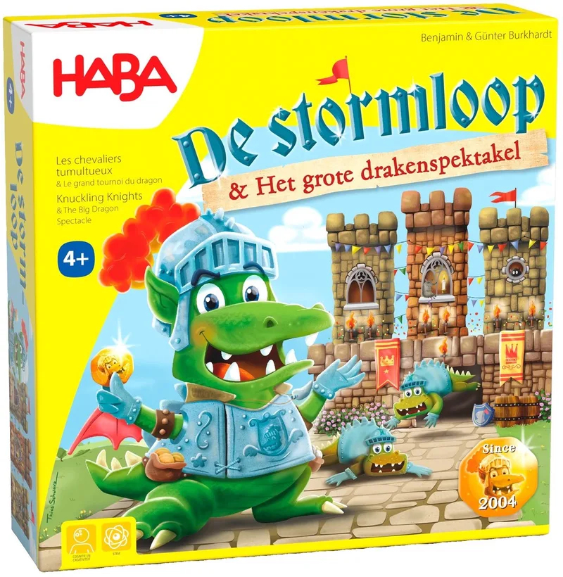 Spel - De stormloop & het grote drakenspektakel - 4+ from HABA – box