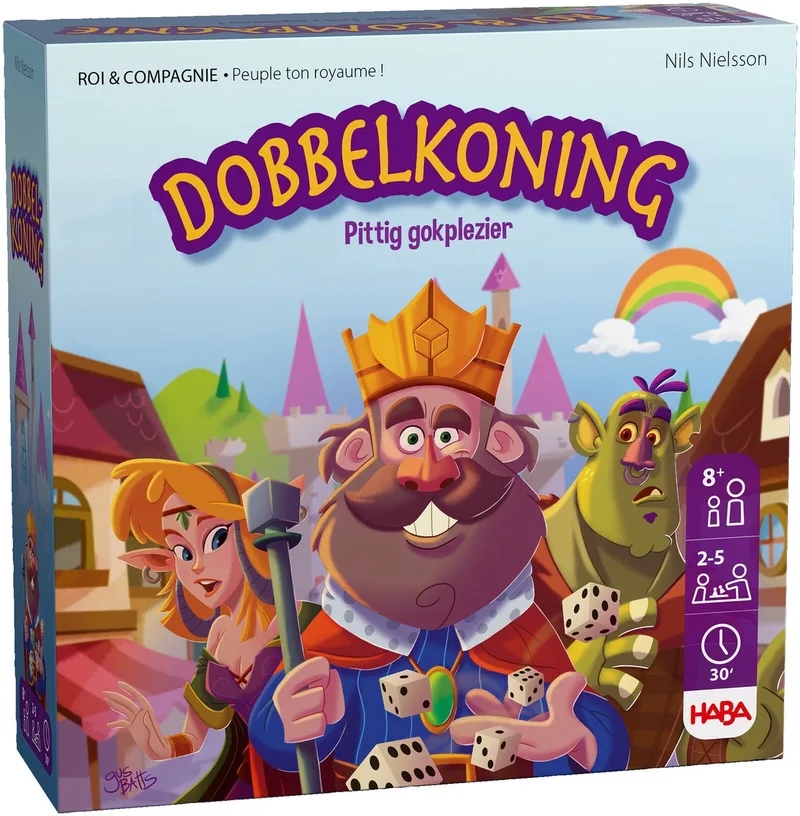 Spel - Dobbelkoning from HABA, Multikleur edition – box