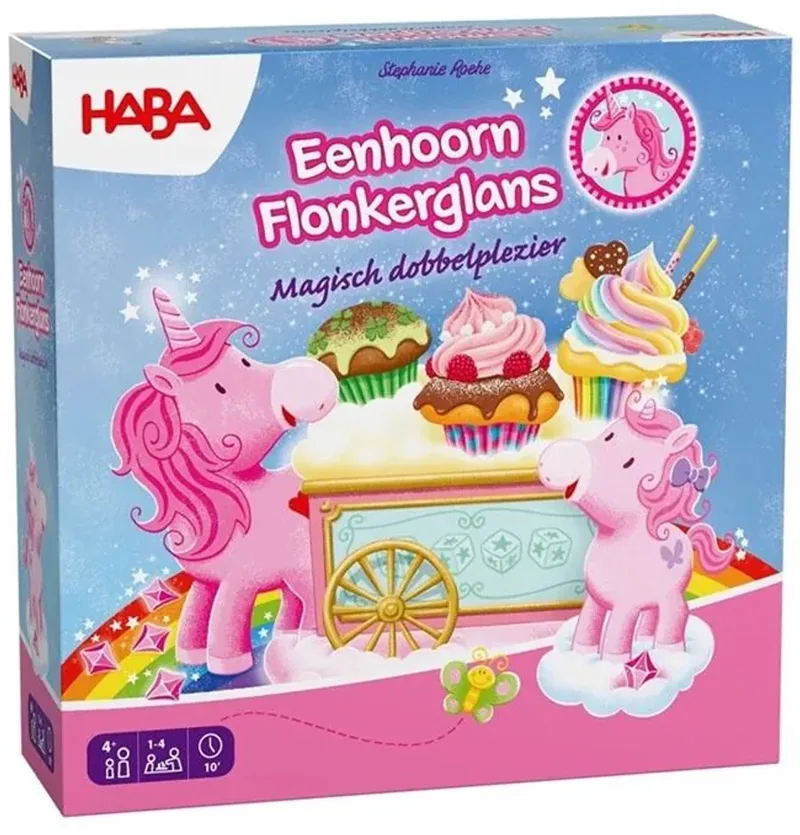Spel - Eenhoorn Flonkerglans - Magisch dobbelplezier - 4+ från HABA – kartong