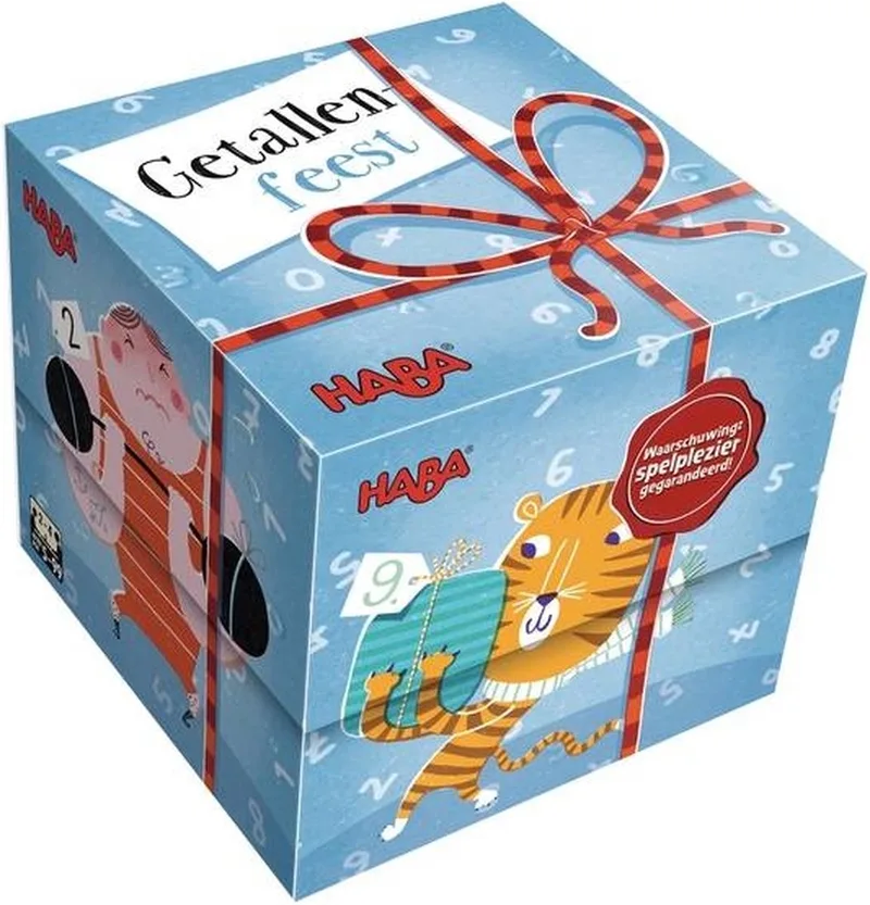 Spel Getallenfeest Kubus from HABA, Multikleur edition – box