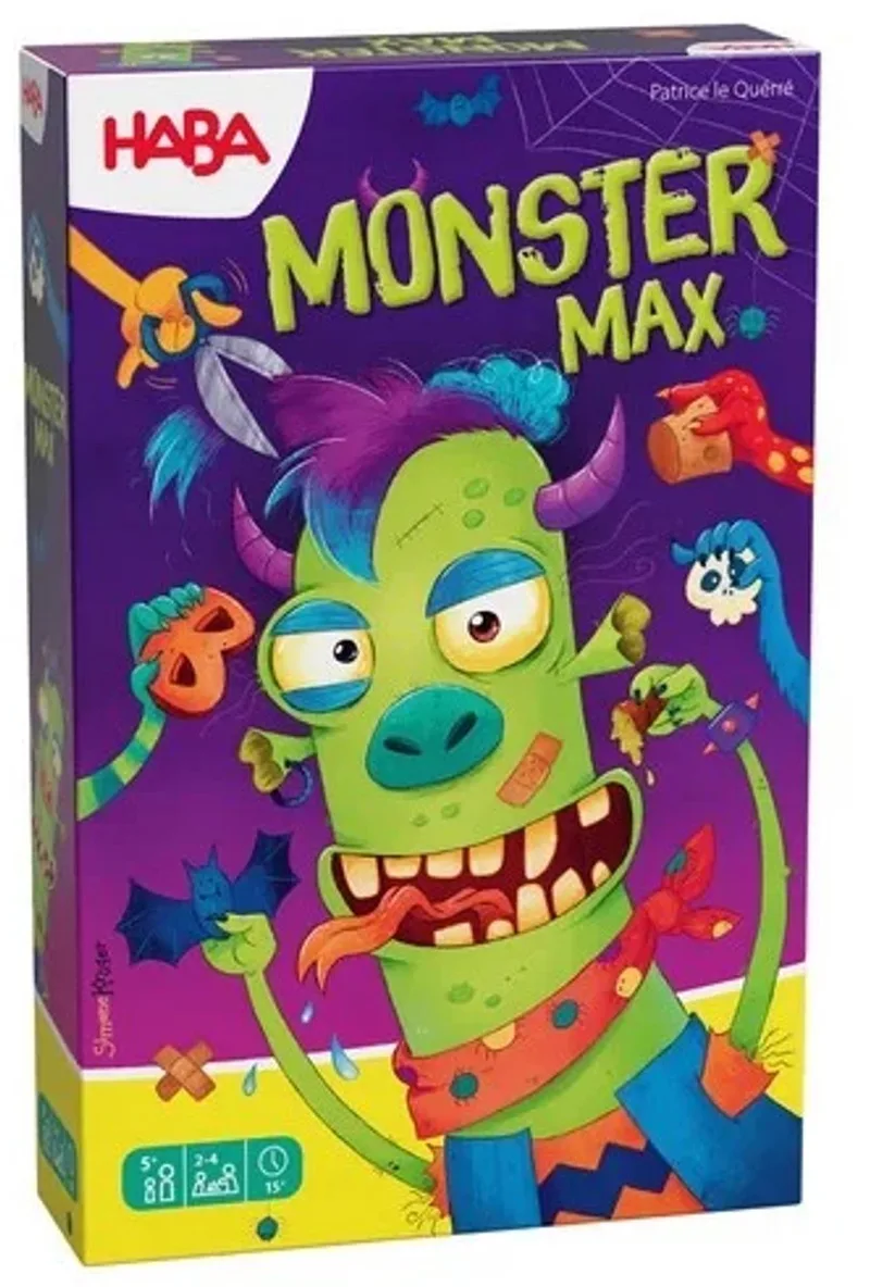 spel Monster Max, een monstersnel observatie en legspel - 5 jaar + - 15 minuten - 2-4 spelers from HABA – box