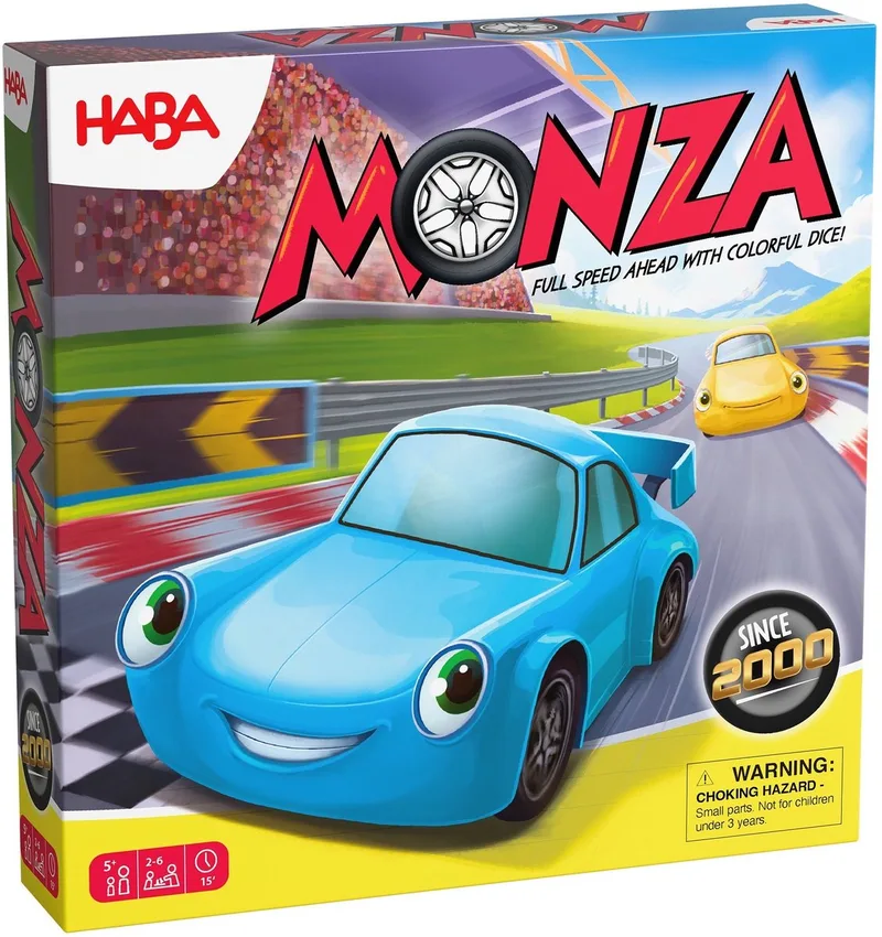 Spel - Monza - Vol gas vooruit! - 5+ från HABA – kartong