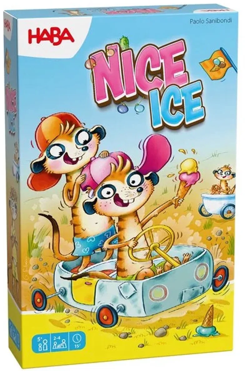 Spel - Nice ice - Stokstaartjes racespel - 5+ från HABA – kartong