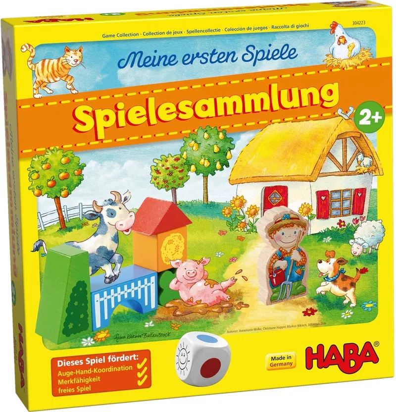 Spel - Spellenverzameling - Boerderij - Incl. Nederlandse handleiding - 2+ från HABA – kartong