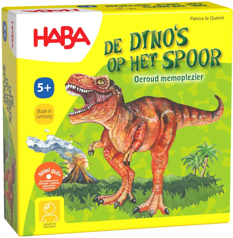 Spel Spelletje vanaf 5 jaar Dino's op het spoor fra HABA – æske