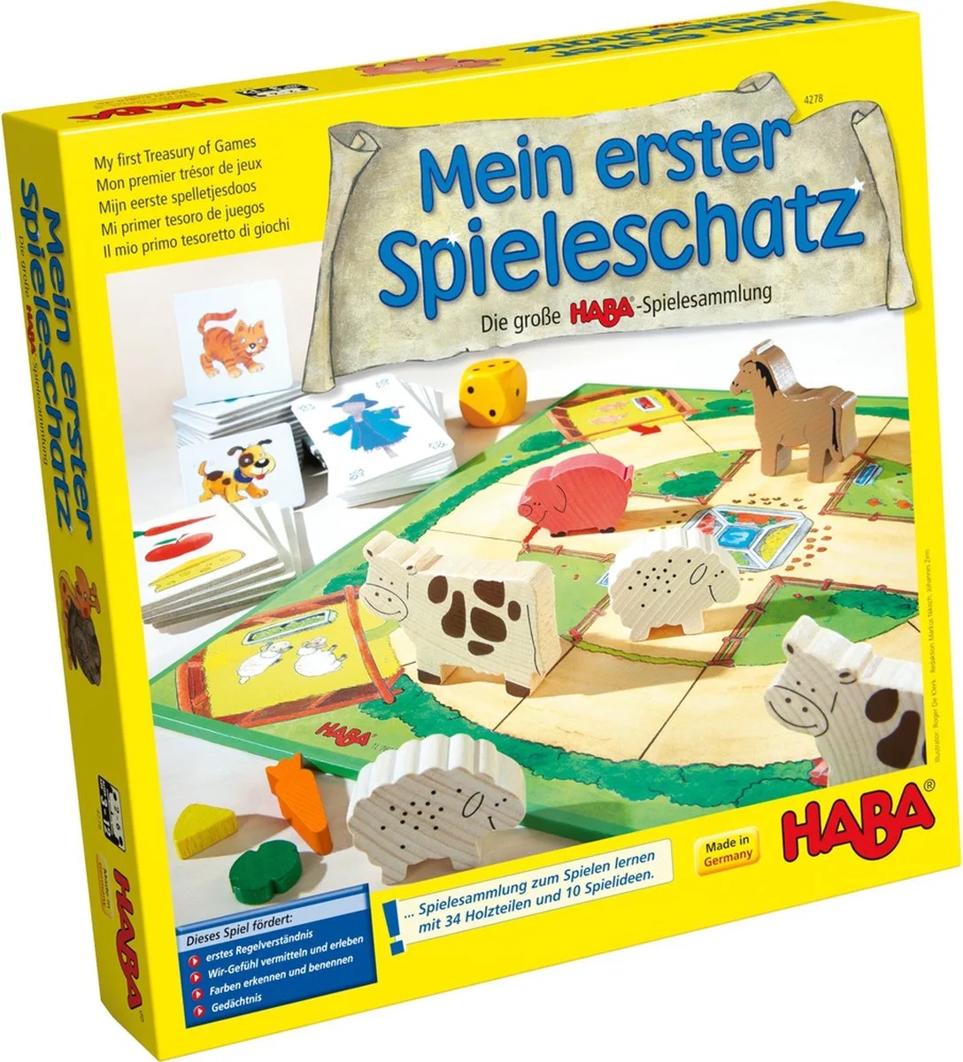 Mein erster Spieleschatz von HABA – Schachtel