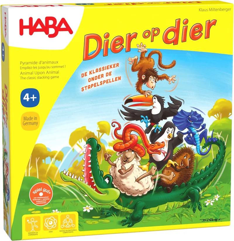Spelletje Dier op dier | Spel voor Kinderen från HABA, utgåva Multicolour – kartong
