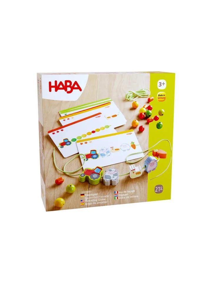 Spiel Fädelspiel Bauernhof-Freunde, unisex neutral from HABA, Bunt edition – box