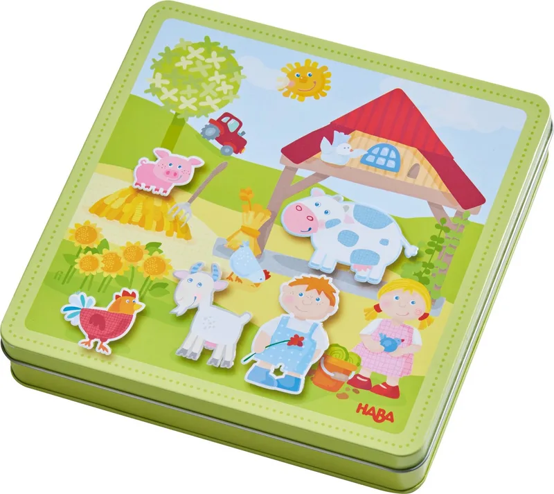 Spiel Magnetspiel-Box, Peters und Paulines Bauernhof, Magnetspiel from HABA, Bunt edition – box