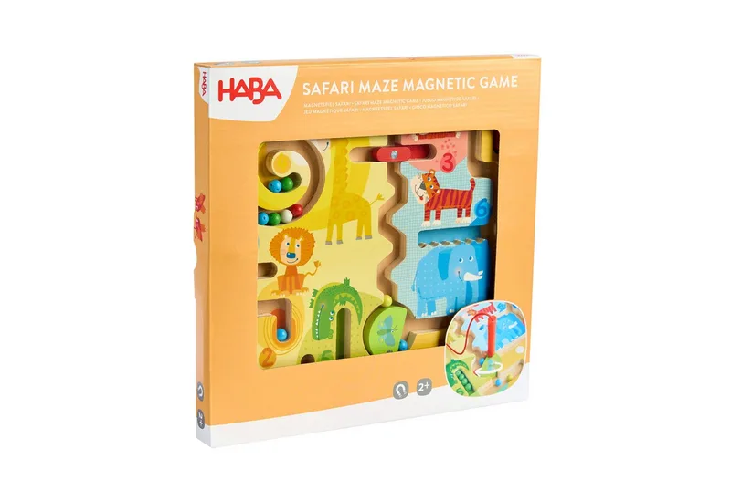 Spiel Magnetspiel Safari, Kinderspiel van HABA, editie Bunt – doos