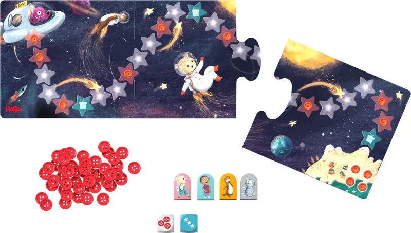 Spiel Mein Knopf, ein Universum, Kinderspiel from HABA, Bunt edition – box