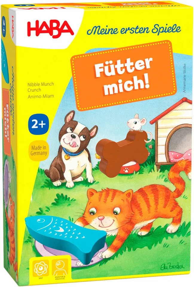 Spiel Meine ersten Spiele - Fütter mich!, Memospiel, Made in Germany from HABA, Bunt edition – box
