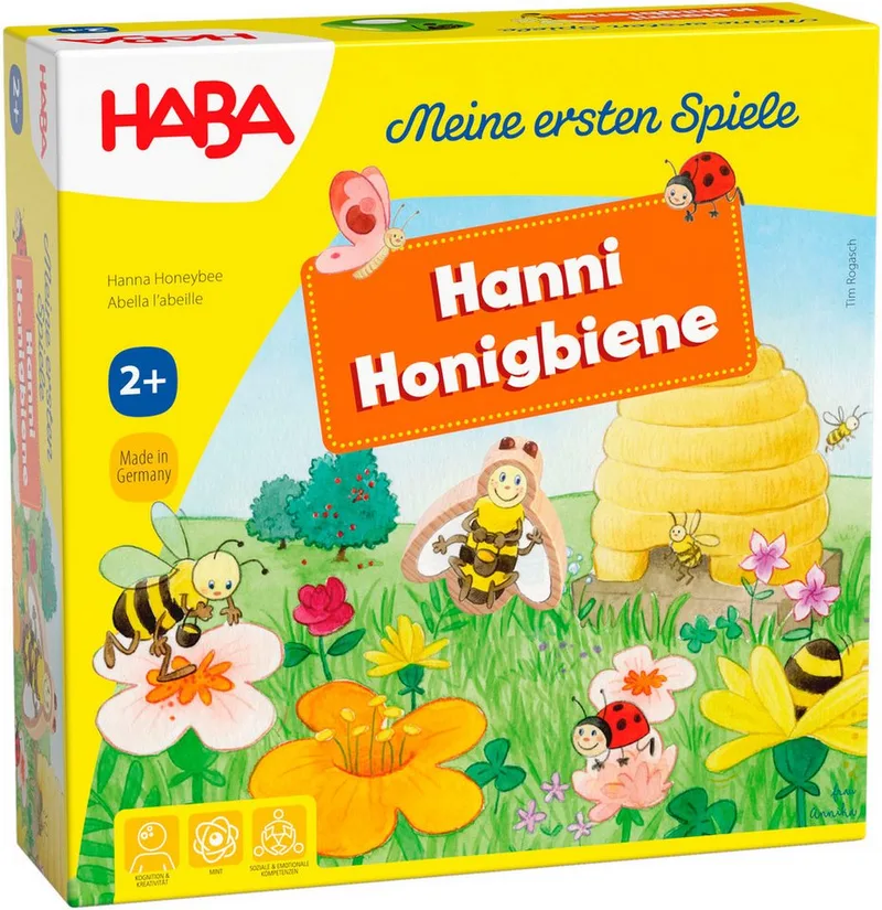 Spiel Meine ersten Spiele - Hanni Honigbiene, Made in Germany de HABA, édition Bunt – boîte