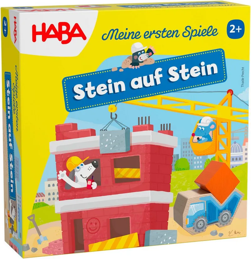 Spiel Meine ersten Spiele - Stein auf Stein, Kleinkindspiel von HABA, Ausgabe Bunt – Schachtel