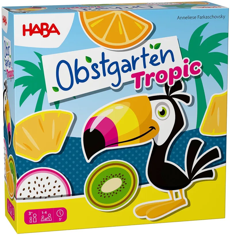 Spiel Obstgarten Tropic from HABA, Multicolor edition – box