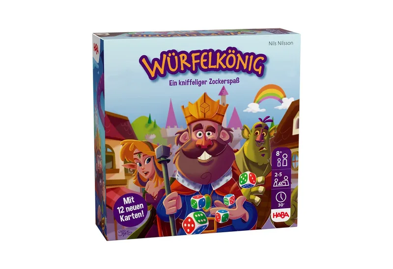 Spiel Würfelkönig Redesign, Familienspiel from HABA, Bunt edition – box