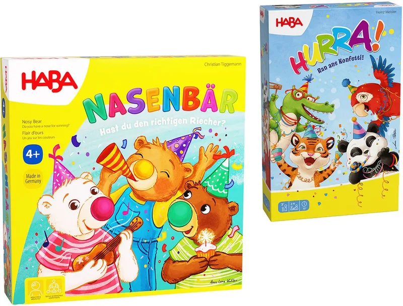 Spielesammlung Hurra & Nasenbär from HABA – box