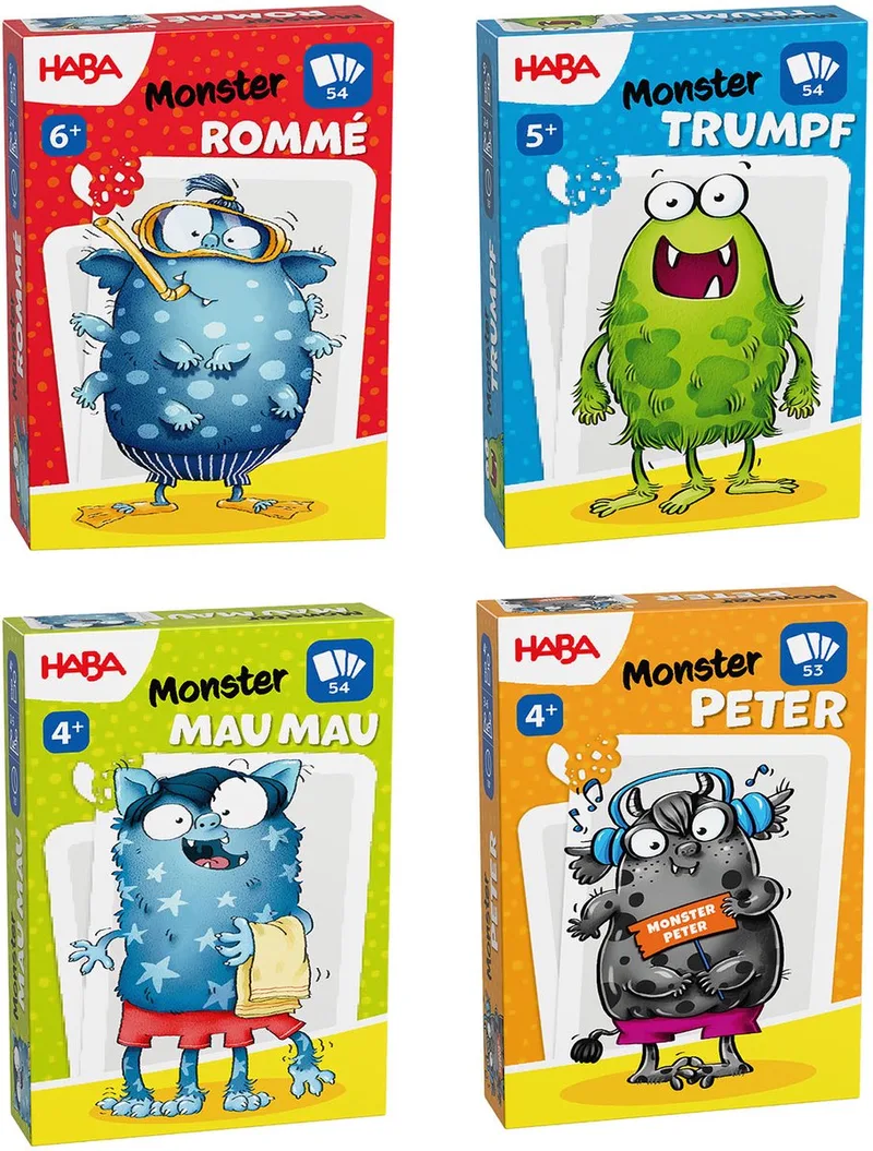 Spielesammlung Monster-Kartenspiel Klassiker from HABA, Multi edition – box