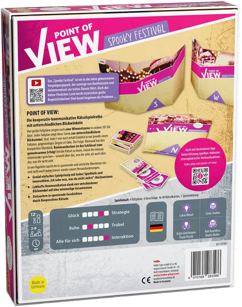 Spielesammlung Point of View from HABA – box