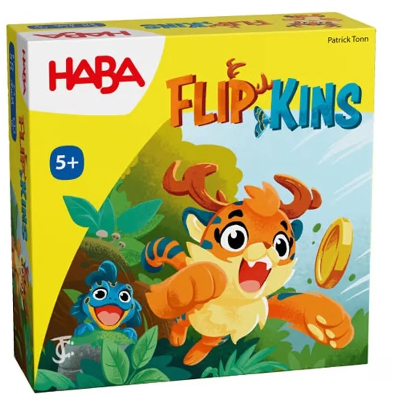 !!! Super mini Game - Flipkins (INT = DE 2012193001) (E/F/NL/IT/ES/CHN). de HABA, édition Multicolor – boîte