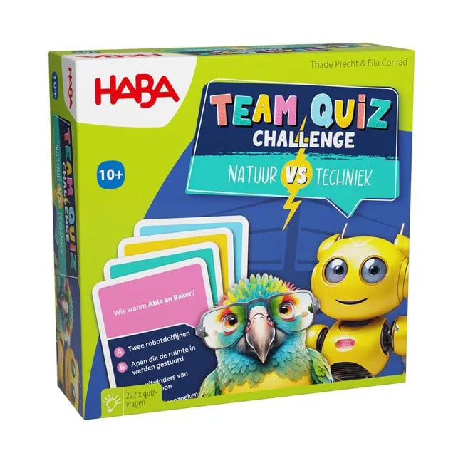 Team Quiz Challenge: Natuur vs Techniek from HABA – box