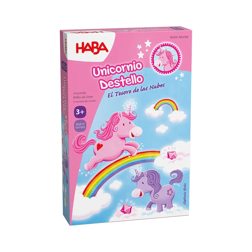 Unicornio Destello El Tesoro De Las Nubes från HABA – kartong